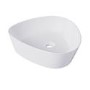 ONLY OPENED - White Triangular Countertop Basin 505mm - Lotus