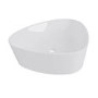 ONLY OPENED - White Triangular Countertop Basin 505mm - Lotus