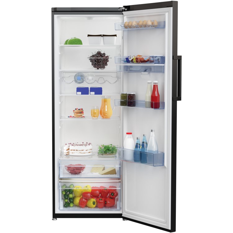 Beko LP1671DB Freestanding Tall Larder Fridge With Water Dispenser - Black