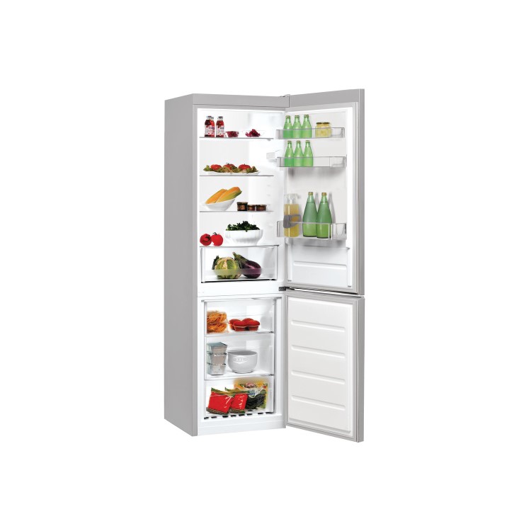 INDESIT LR8S1S 339 Litre Freestanding Fridge Freezer 60/40 Split  60cm Wide - Silver