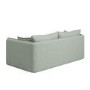Sage Green Linen-Look 3 Seater Sofa - Lorelai