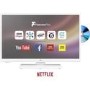 GRADE A3 - JVC LT-24C656 24" HD Ready Smart LED TV and DVD Combi with 1 Year Warranty- White