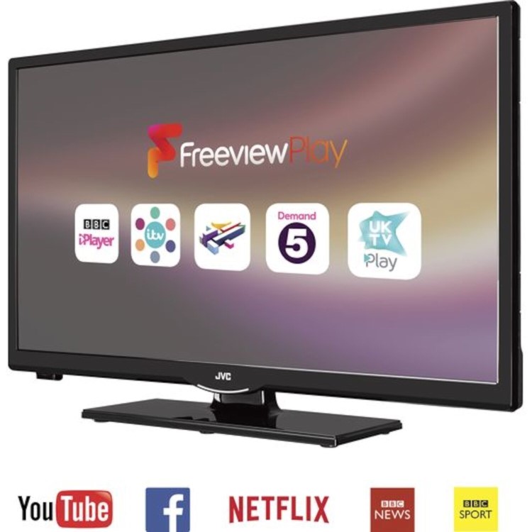 GRADE A2 - JVC LT-28C680 28" HD Ready Smart LED TV with 1 Year Warranty