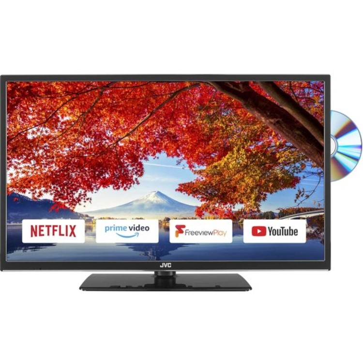 GRADE A3 - JVC LT-32C695 32" Smart LED TV With built in DVD Player