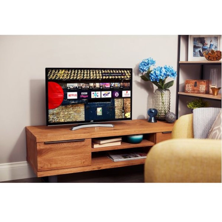 GRADE A1 - JVC LT-32C795 32" Smart LED TV With built in DVD Player
