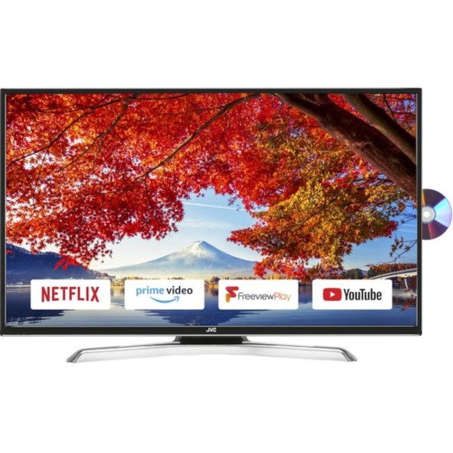 GRADE A2 - JVC LT-43C795 43" Full HD Smart LED TV and DVD Combi with 1 Year Warranty