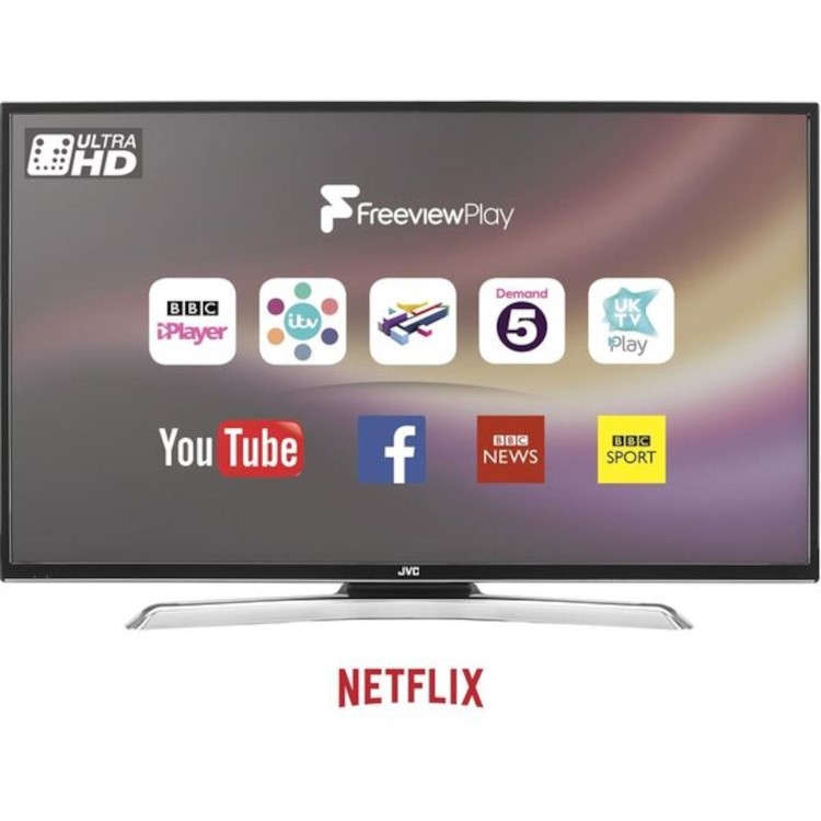 GRADE A2 - JVC LT-49C870 49" 4K Ultra HD Smart HDR LED TV with 1 Year Warranty