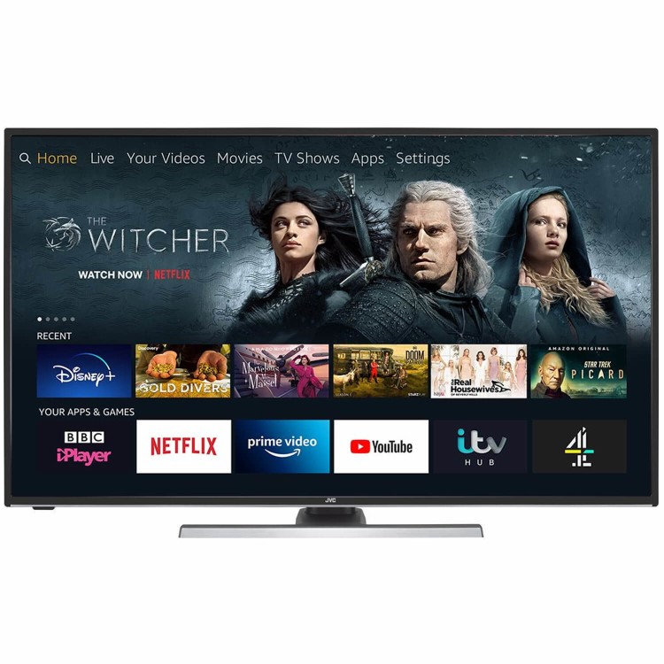 Grade A1 - JVC LT-55CF890 Fire TV Edition 55" 4K Ultra HD HDR Smart LED TV with Amazon Alexa