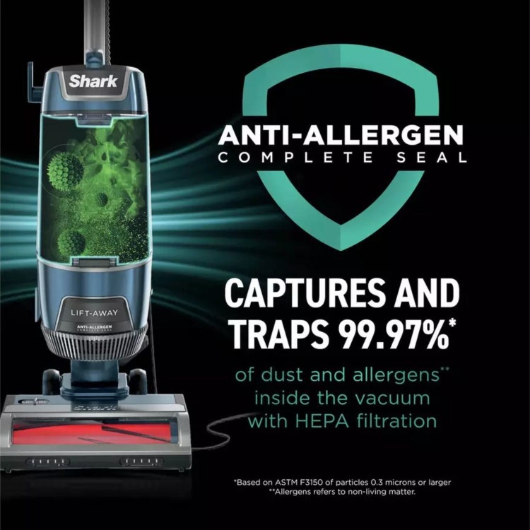 Shark LU250UKT Rotator Pet Upright Corded Vacuum Cleaner with Lift-Away & Anti Hair Wrap Plus