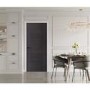 Internal Grey Laminate Door - Pre-Finished - 1981 x 610 x 35mm - Forli - XL Joinery