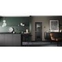 Internal Grey Laminate Fully-Glazed Door with Clear Glass - Pre-Finished - 2040 x 726 x 40mm - Ravenna - XL Joinery