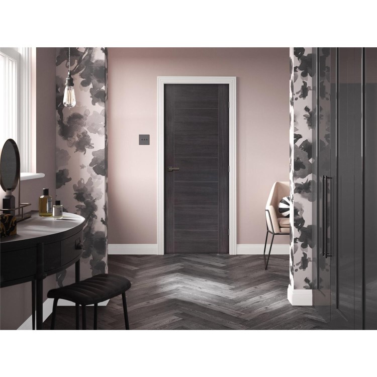 Internal Grey Laminate Door - Pre-Finished - 1981 x 838 x 35mm - Palermo - XL Joinery