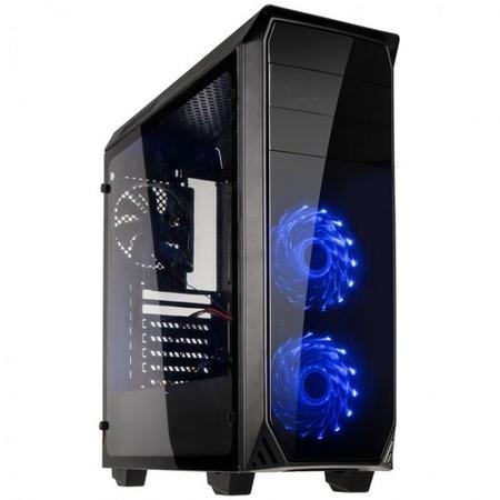 Kolink Luminosity RGB Mid Tower Gaming Case - Black