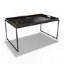 Medium Black Tray Table - Coffee Table - Lux