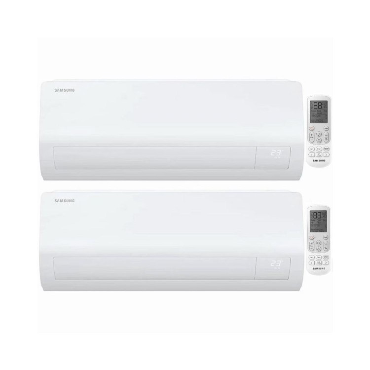 Samsung Luzon A+++ Smart Multi-Split 9000 + 12000 BTU Wall Mounted Air Conditioner with Heat Pump