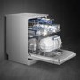 Refurbished SMEG LVS344PM Semi-Professional Freestanding Dishwasher 9 Wash Programs - Drain Pump - 5.45kW 32A 1ph. 2 Years Onsite warranty