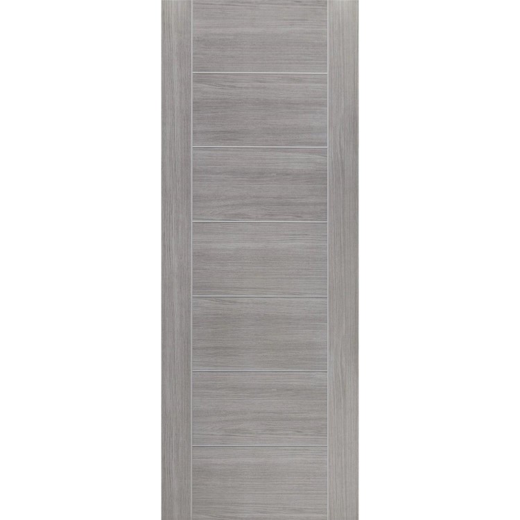 Internal Laminate White Grey Palermo - Pre-Finished, 2040 x 726 x 40 mm