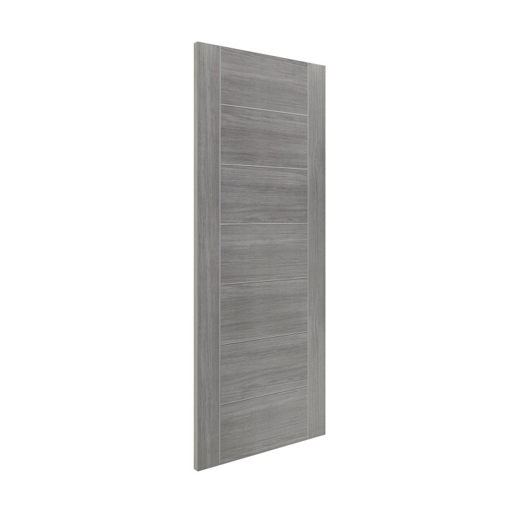 Internal Laminate White Grey Palermo - Pre-Finished, 2040 x 726 x 40 mm