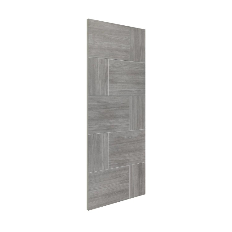 Internal Grey Woodgrain Laminate Door - Pre-Finished - 1981 x 762 x 35mm - Ravenna - XL Joinery