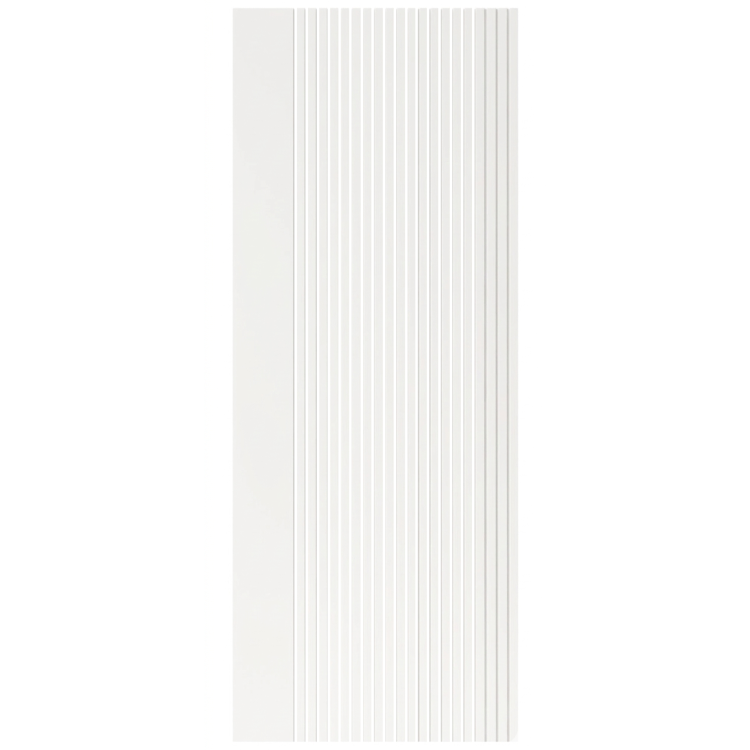 Internal White Laminate Glazed Door with Clear Glass - Pre-Finished - 1981 x 686 x 35mm - Stria - XL Joinery