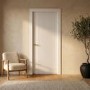 Internal White Laminate Door - Pre-Finished - 1981 x 686 x 35mm - Stria - XL Joinery