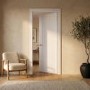 Internal White Laminate Door - Pre-Finished - 1981 x 686 x 35mm - Stria - XL Joinery