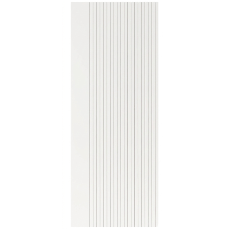 Internal White Laminate Door - Pre-Finished - 1981 x 762 x 35mm - Stria - XL Joinery