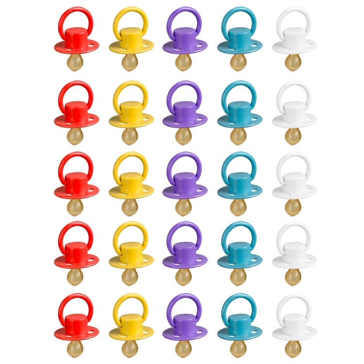 GRADE A1 - Little Wonders pack of 25 individually wrapped soothers on a retail multicard