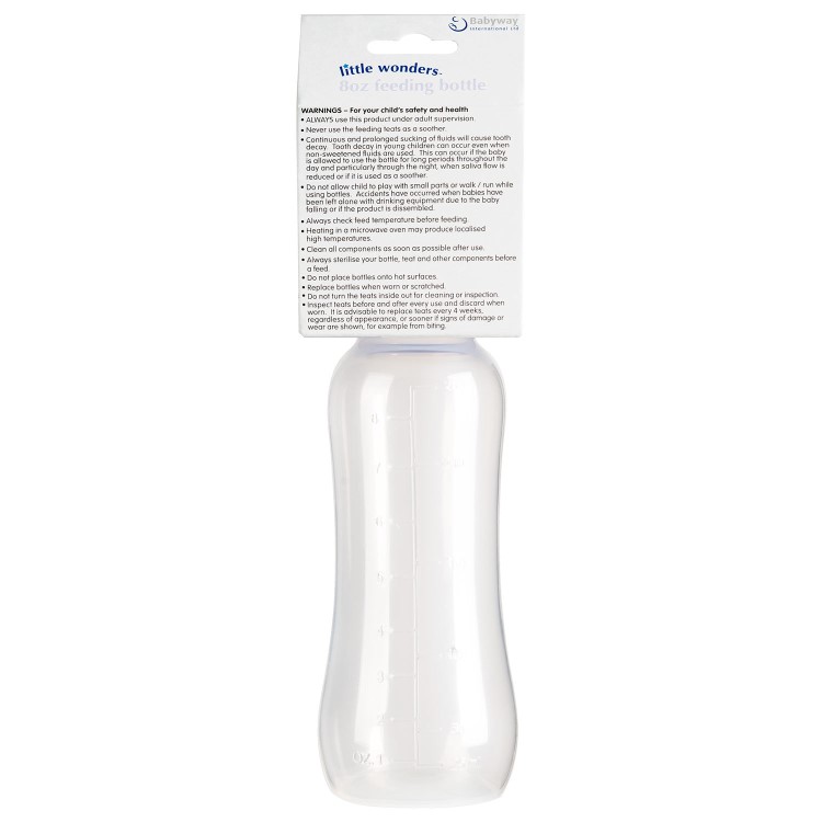 GRADE A1 - Babyway Pack of 12x Shaped 8oz Bottles