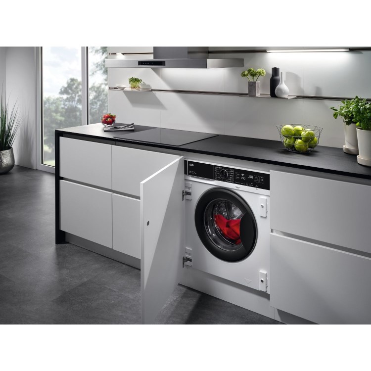 AEG 6000 Series 7kg Wash 4kg Dry 1600rpm Integrated Washer Dryer - White