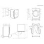 AEG 6000 Series AutoSense&reg; 8kg Wash 4kg Dry 1600rpm Integrated Washer Dryer - White