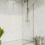 800mm Gunmetal Grey Shower Screen for Wet Room & Walk In Shower - Live Your Colour