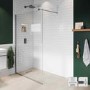 900mm Gunmetal Grey Shower Screen for Wet Room & Walk In Shower - Live Your Colour