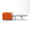 Orange Velvet Pull Out Sofa Bed - Seats 2 - Layton