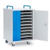 LapCabby Lyte Single Door 10 Laptops or Chromebooks and Tablets up to 15.6&quot; Charging Trolley