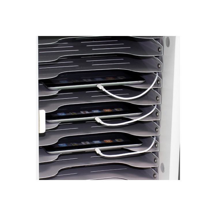 LapCabby Lyte 10 USB Devices and Tablets up to 11" Single Door Charging Trolley