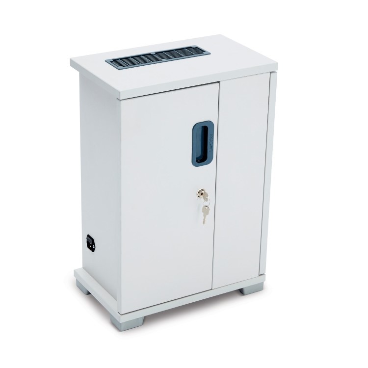 LapCabby Lyte Wall Door 16 Smartphones and other USB Devices up to 7" Charging Trolley