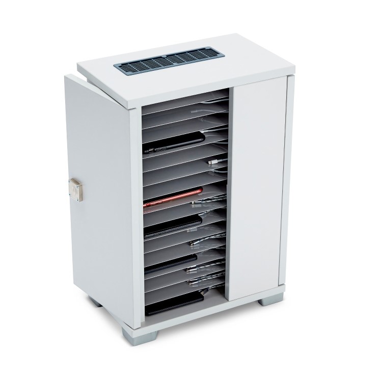 LapCabby Lyte Wall Door 16 Smartphones and other USB Devices up to 7" Charging Trolley