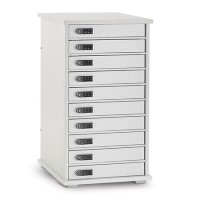 Lyte Multi Door 10 Laptops or Chromebook and Tablets up to 15.6" Charging Trolley