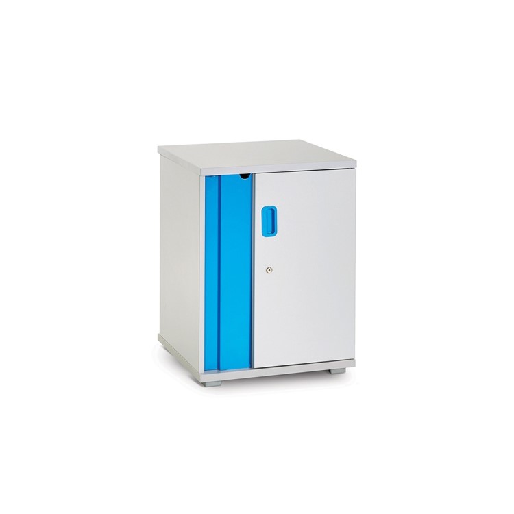 LapCabby Lyte Single Door 10 Laptops or Chromebook and Tablet up to 15.6" Charging Trolley