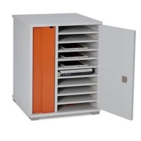 LapCabby 10 Single Door - 10 Tablets - Laptops - Netbooks Or Chromebooks Up To 15.6 Inches