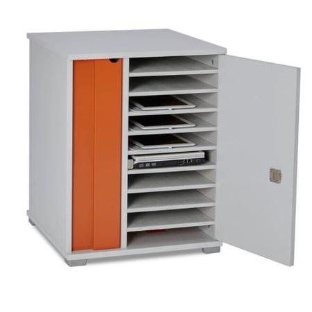 LapCabby 10 Single Door - 10 Tablets - Laptops - Netbooks Or Chromebooks Up To 15.6 Inches
