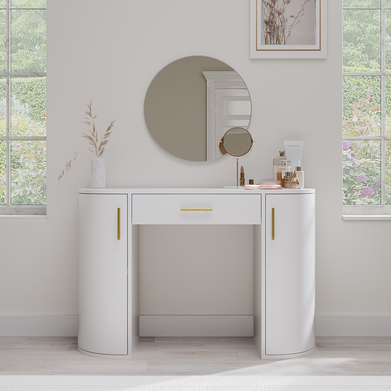 gold and white dressing table Amazon.com: EROMMY Modern Makeup Vanity Dressing Table with Wood Top and Metal Frame, Vanity Desk with Drawers for Home Office, Bedroom, Gold-White : Home & Kitchen