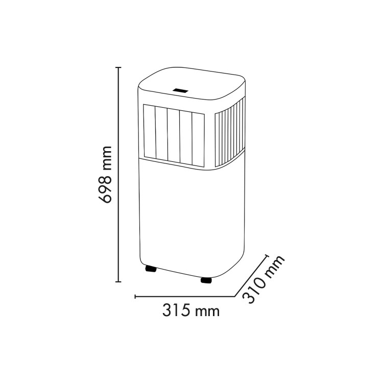 Argo 8000 BTU Portable Air Conditioner