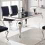 GRADE A1 - Wilkinson Furniture Pair of Louis Black Dining Chairs 