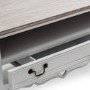 GRADE A1 - Vermont White Shabby Chic Corner TV Unit