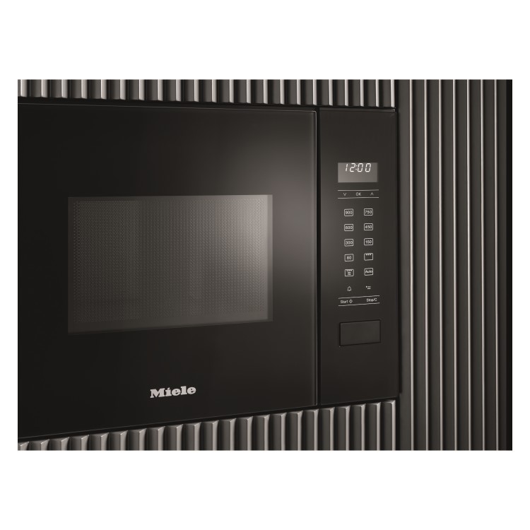 Refurbished Miele M2234SC 900W 17L Built-in Microwave & Grill - Black
