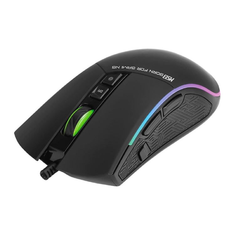 GRADE A1 - Marvo Scorpion M513 USB RGB LED Black Programmable Gaming Mouse