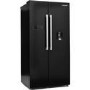 Montpellier CSBYS600DK 510 Litre American Style Fridge Freezer Frost Free Water Dispenser 2 Door 89.5cm Wide - Black