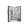 Montpellier CSBYS600DK 510 Litre American Style Fridge Freezer Frost Free Water Dispenser 2 Door 89.5cm Wide - Black